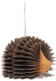 Papierowa ozdoba świąteczna wykonana ręcznie 10 cm Honeycomb Hedgehog – Sass &amp; Belle
