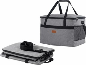 Podróżna torba termiczna CAMP TOUR 40L, szara