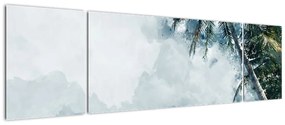 Obraz palmy nad morzem (170x50 cm)