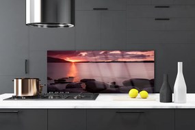 Panel Kuchenny Kamienny Brzeg Oceanu