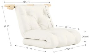 Beżowy fotel Hooked – Karup Design