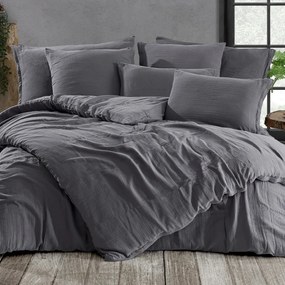 4Home Pościel muślinowa Steel, 135 x 200 cm, 80 x 80 cm