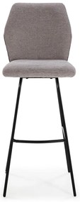 Jasnoszare hokery zestaw 2 szt. 75 cm Pol – Marckeric