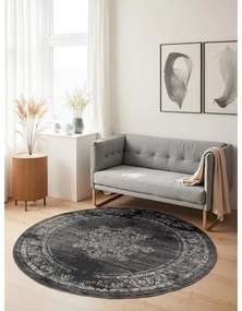 Szary okrągły dywan ø 120 cm Gloria Lydia – Hanse Home