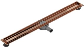 Mexen Flat 360° korpus do odpływu liniowego obrotowy 80 cm, różowe złoto - 1640090
