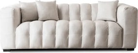 Sofa MODERNO 3S Trzyosobowa Kremowa Welurowa Nowoczesna