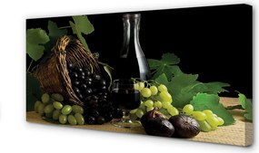 Obraz na płótnie Szlachetny Rocznik I Winogrona