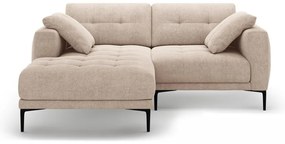 Jasnobrązowy narożnik (lewostronny/z szezlongiem) Bemy – Micadoni