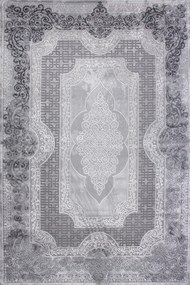 Dywan Gloss Klasyczny Szary 200x290 Prostokąt