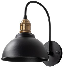 Czarny kinkiet ø 21 cm Varzan – Opviq lights