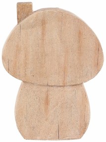 Jesienne dekoracje Domek grzybowy z oświetleniem,24 x 10 x 32 cm, magnez, imitacja drewna