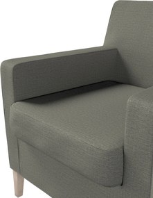 Pokrowiec na fotel Karlstad kolor szary tkanina strukturalna