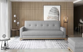 Szara 3-osobowa sofa SELENE, rozkładana