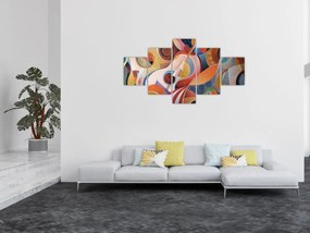 Obraz - Muzyczny abstrakt (125x70 cm)