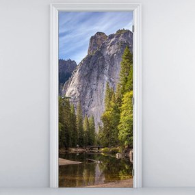 Tapeta na drzwi - Pod Yosemite Rock (95x205cm)