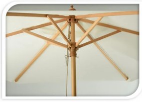 Parasol ogrodowy drewniany, Ø 250 cm