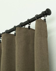 Zasłona BASIC na taśmie marszczącej 140x300cm jasne khaki 1 szt.