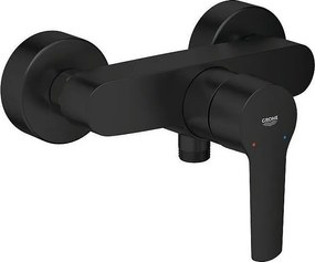 Bateria wannowa GROHE Start w kolorze matowej czerni - Technologia stałej regulacji temperatury i przepływu - Montaż na ścianie