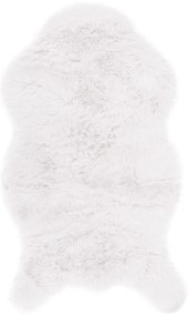 Biała sztuczna skóra Tiseco Home Studio Sheepskin, 80x150 cm