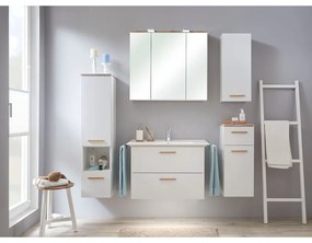 Biała niska wisząca szafka łazienkowa 30x70 cm Set 931- Pelipal