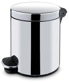 Kosz na śmieci z pedałem 20 l, nierdzewny błyszczący