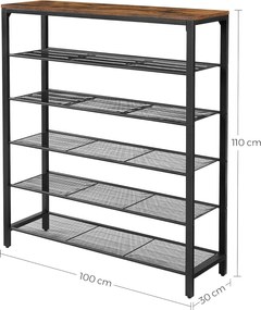 Regał na Buty Otwarty - LBS016B01