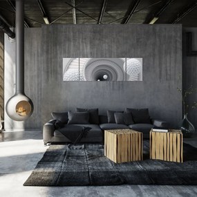 Obraz abstrakcji 3D (170x50 cm)
