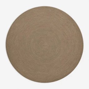 Okrągły Dywan Zewnętrzny Z Polipropylenu (ø200 Cm) Lisandra Moka Brown - Sklum