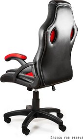 Gamingowy fotel Dynamiq V7 czarno-czerwony