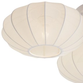 Lampa sufitowa Japandi biała 3-punktowa - Multi BidaJapandi Oswietlenie wewnetrzne