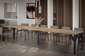 Industrialny stół jadalniany Dunaj 350 rozkładany od 130 do 350 cm