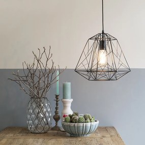 Industrialna lampa wisząca czarna - Framework Basic Nowoczesny Oswietlenie wewnetrzne