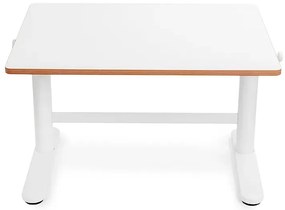 Białe podnoszone biurko dla przedszkolaka i ucznia G2-T59