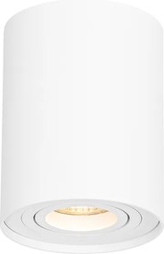 Zestaw 4 nowoczesnych reflektorów sufitowych białe obrotowe i przechylane - Rondoo Up