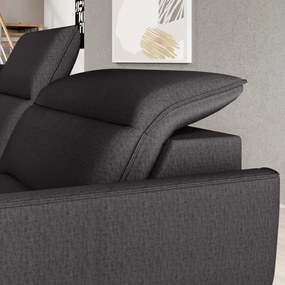 Narożnik MURILLO XL z elektryczną regulacją siedziska Prawostronny w tkaninie VOUGE 16 WERSAL