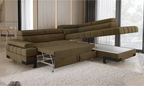 Narożnik SELVA L z funkcją spania i pojemnikiem Prawostronny w tkaninie SALVADOR 14 WERSAL