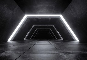 Fototapeta - Tunel 3D (196x136 cm)