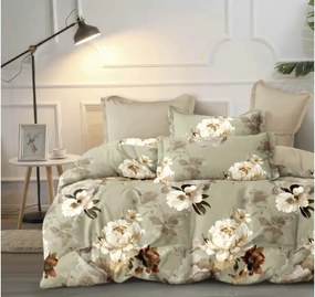 PrzytulneMieszkanie.pl PrzytulneMieszkanie.pl Bawełniana pościel CALMELIE zielona Rozmiar pościeli: 70 x 90 cm | 140 x 200 cm