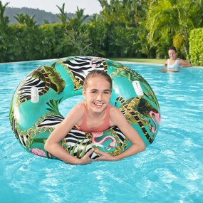 Koło do pływania Floral Fantasy 114 cm BESTWAY