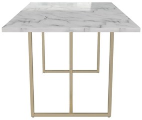 Stół w dekorze marmuru 90x160 cm Astor – CosmoLiving by Cosmopolitan
