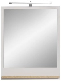 Lustro z oświetleniem/z półką ścienne 60x74,5 cm Quickset 966 – Pelipal