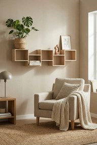 Półka ścienna w kolorze dąb sonoma T5-G74