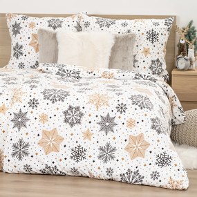 4Home Pościel mikroflanela Golden Frost, 160 x 200 cm, 70 x 80 cm