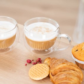 4Home Szklanka termiczna do cappuccino Hot&Cool 270 ml, 2 szt.