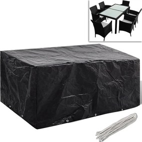 Pokrowiec na meble ogrodowe z 8 oczkami, 240x140x90 cm