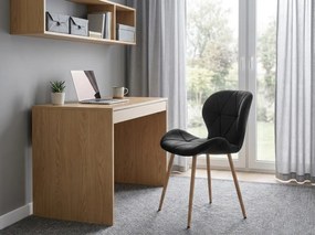 Krzesło jadalniane MANGO VELVET, czarne