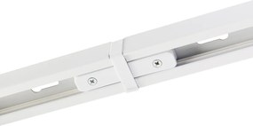 Nowoczesny system oświetlenia szynowego z 6 białymi reflektorami jednofazowymi 200 cm - Iconic Jeana