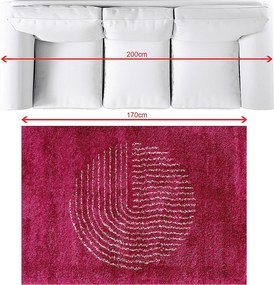 Dywan Royal deep magenta/cream 120x170cm