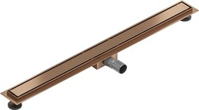 Mexen Flat M13 odpływ liniowy 2w1 100 cm, miedź szczotkowana - 1C10100-15