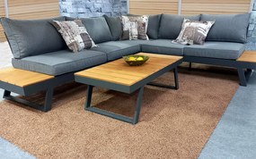 Doppler LIVORNO LOUNGE SET - narożny zestaw ogrodowy - Towar rozpakowany (N638)